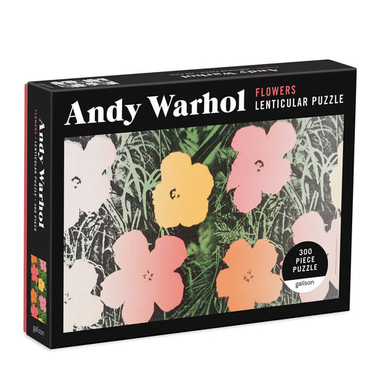 Rompecabeza Andy Warhol Flowers 300 Piece Lenticular