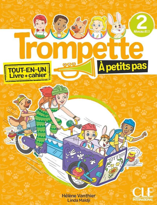 Trompette Á petits pas 2 eleve + exercices niveau 2 A1.1