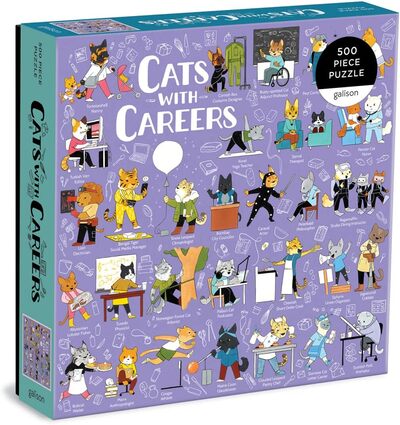 Rompecabezas Cats with Careers 500 piezas