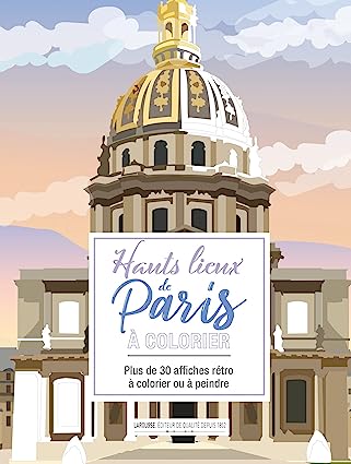 Affiches à colorier Hauts-lieux de Paris