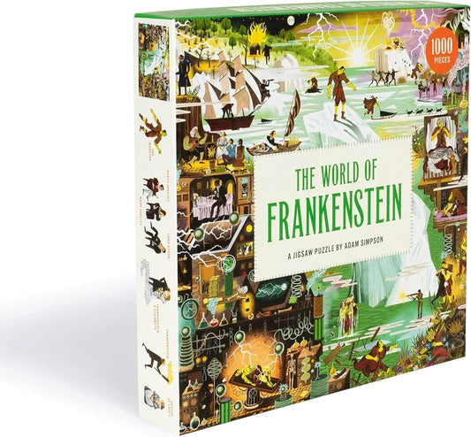 Rompecabezas  Laurence King El mundo de Frankenstein 1000 piezas