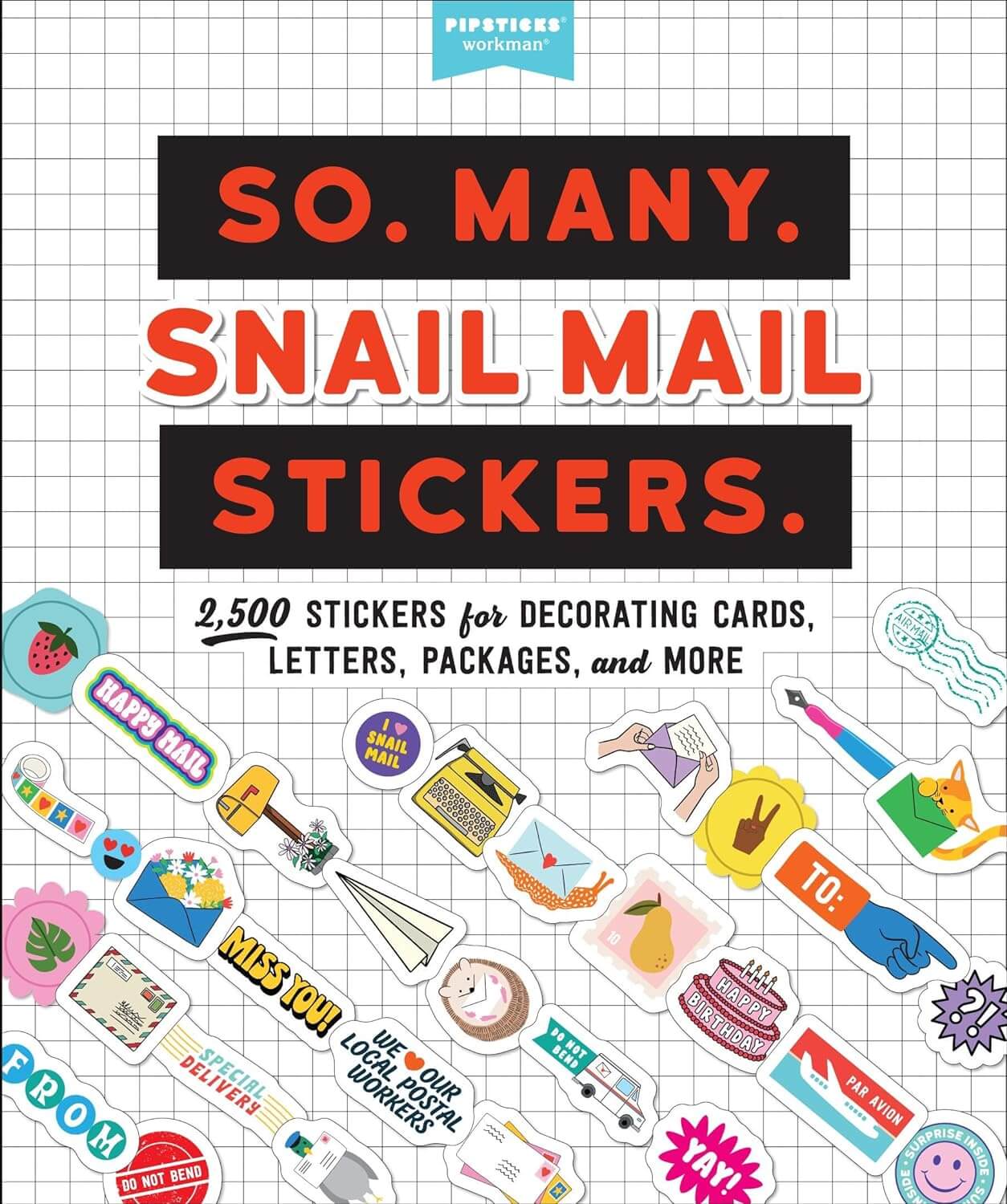 So. Many. Snail Mail Stickers.