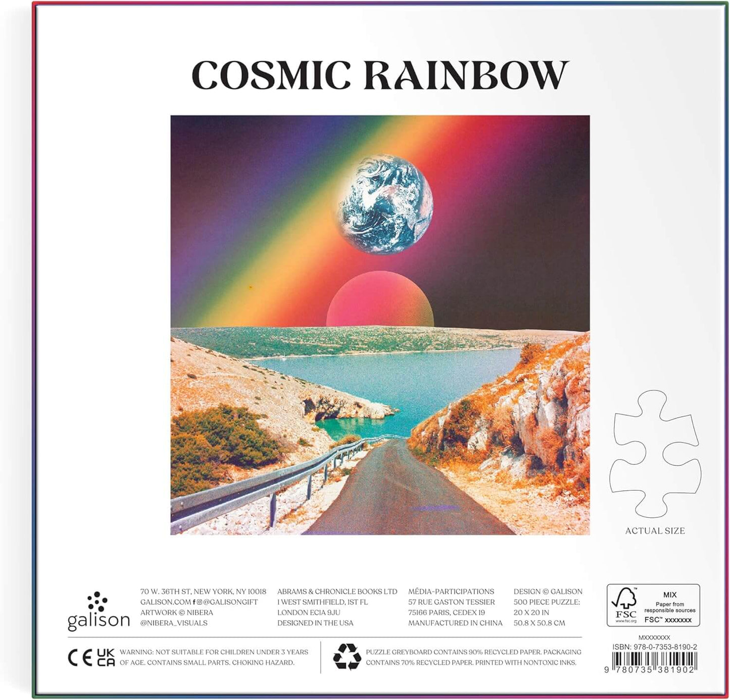 Rompecabezas Cosmic Rainbow 500 Piece