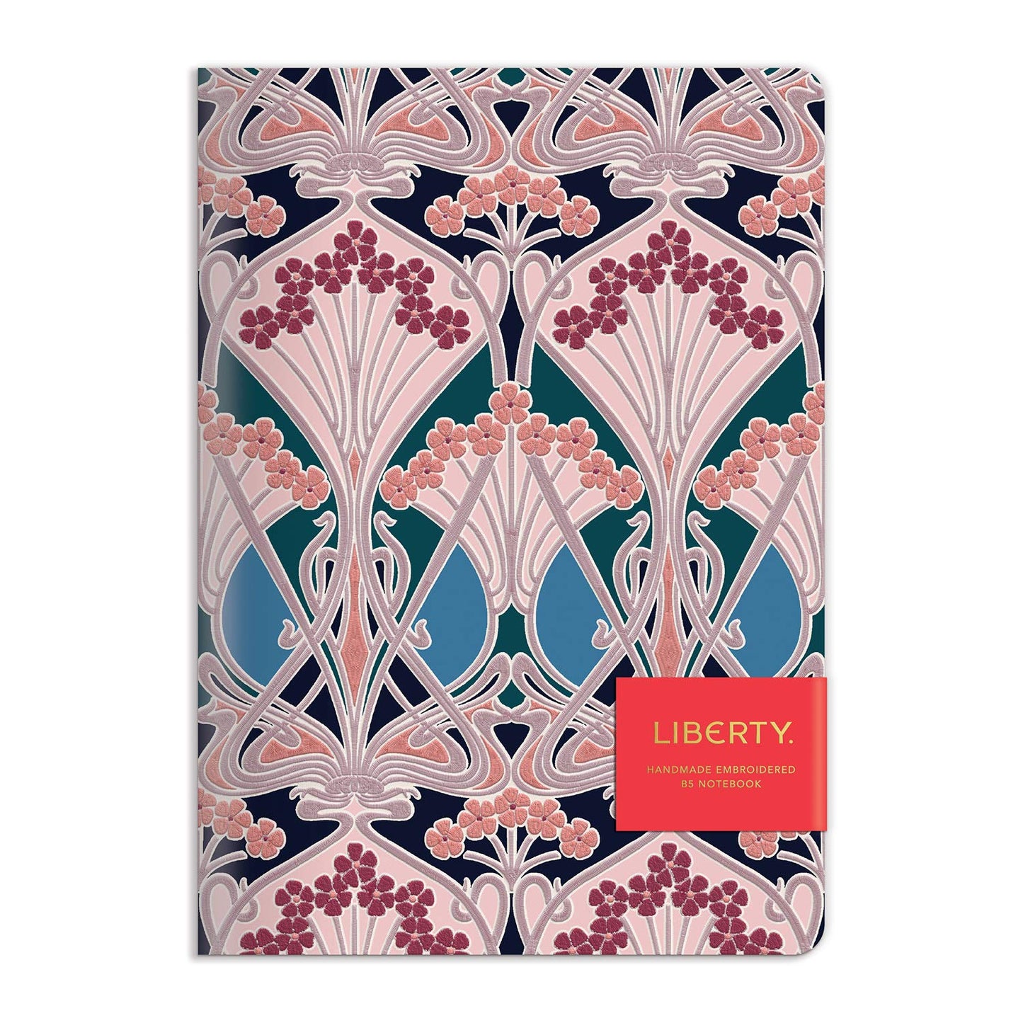 Liberty Ianthe Handmade B5 Embroidered Journal