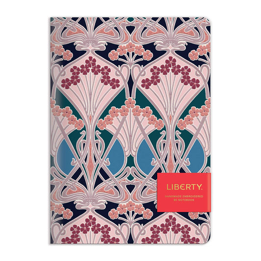 Liberty Ianthe Handmade B5 Embroidered Journal