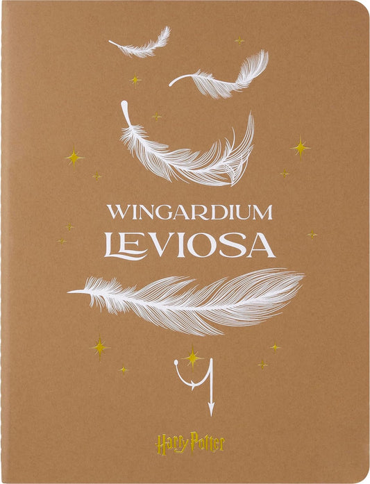 Libreta Cahier Wingardium Leviosa Extra Grande Hoja Rayada Pasta Suave