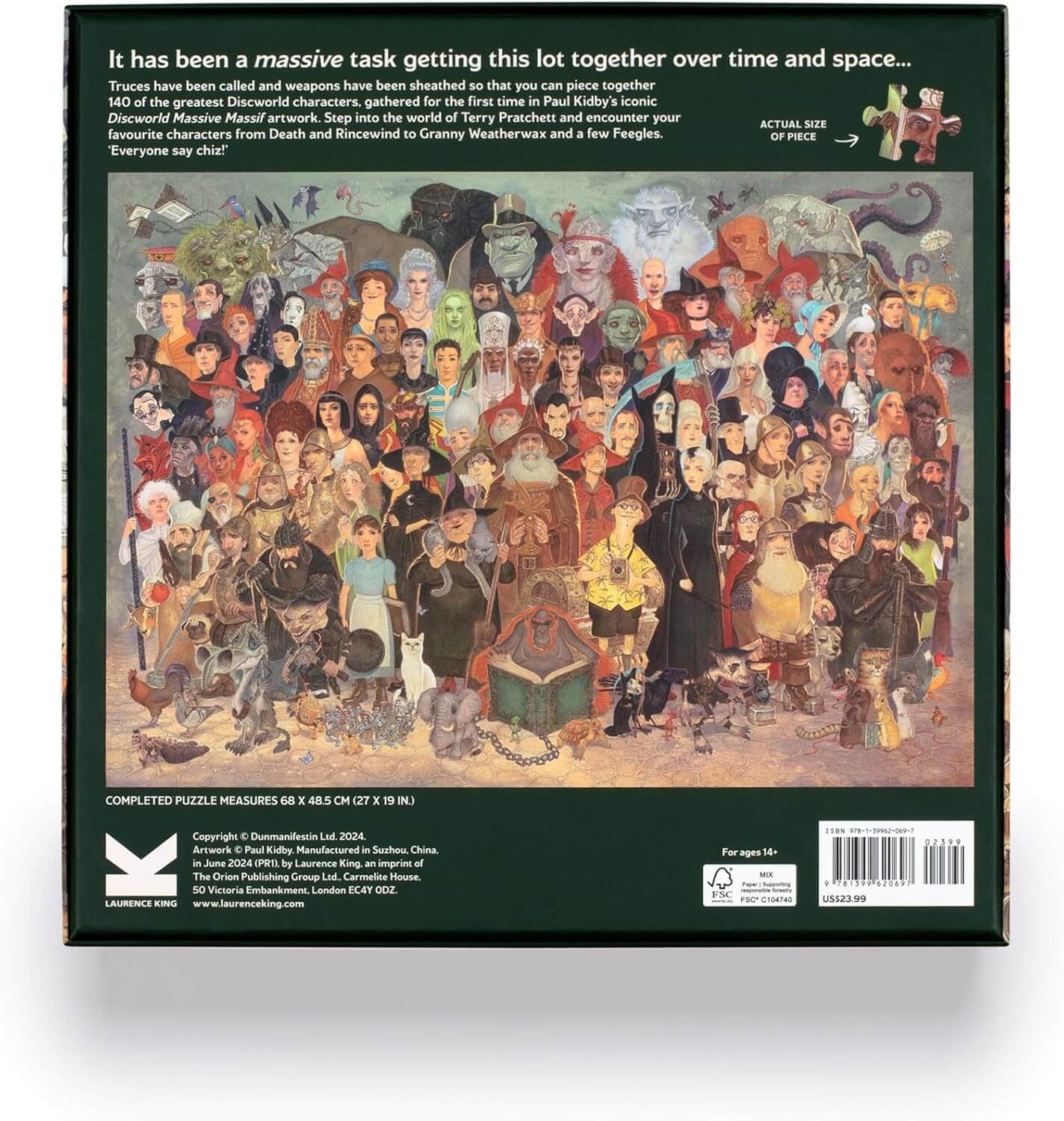 The World of Terry Pratchett 1000 Piece Puzzle: A Discworld Jigsaw by Paul Kidby