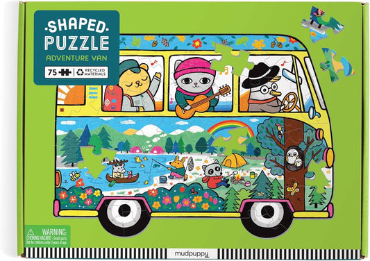 Rompecabezas Adventure Van 75 Piece Shaped Scene