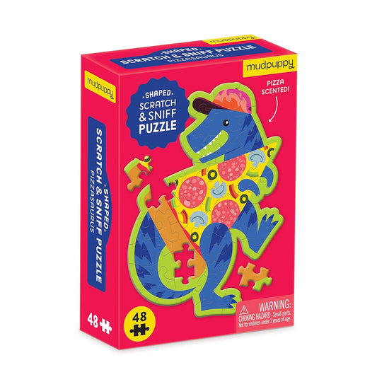 Rompecabezas Pizzasaurus 48 Piece Mini Scratch & Sniff