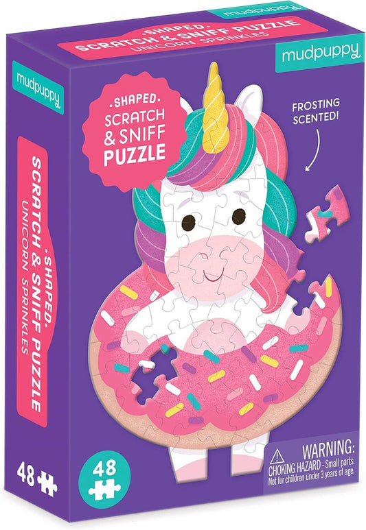 Unicorn Sprinkles 48 Piece Mini Scratch & Sniff Puzzle