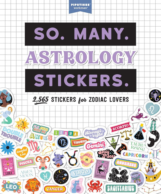 So. Many. Astrology Stickers.  2,565 Stickers for Zodiac Lovers