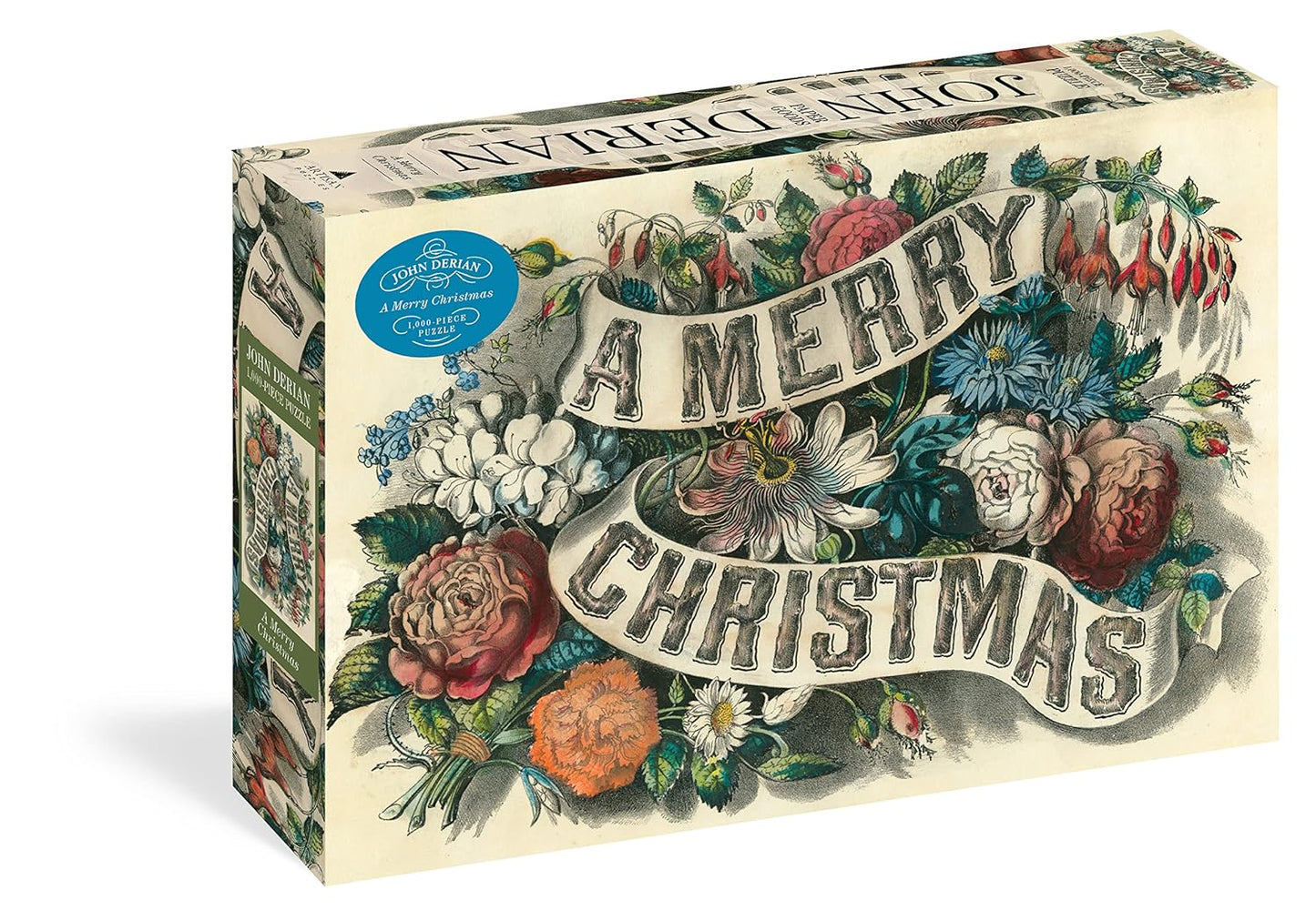 John Derian Paper Goods: Merry Christmas 1000 piezas