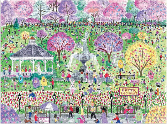 Rompecabezas Michael Storrings Easter Egg Hunt 1000 Piece