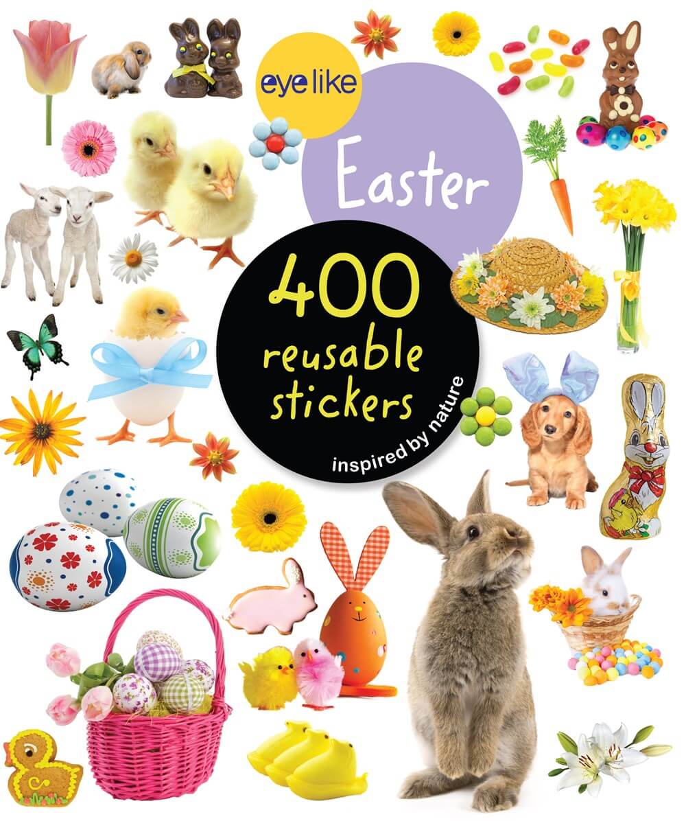 Eye like Easter 400 reusable stickers