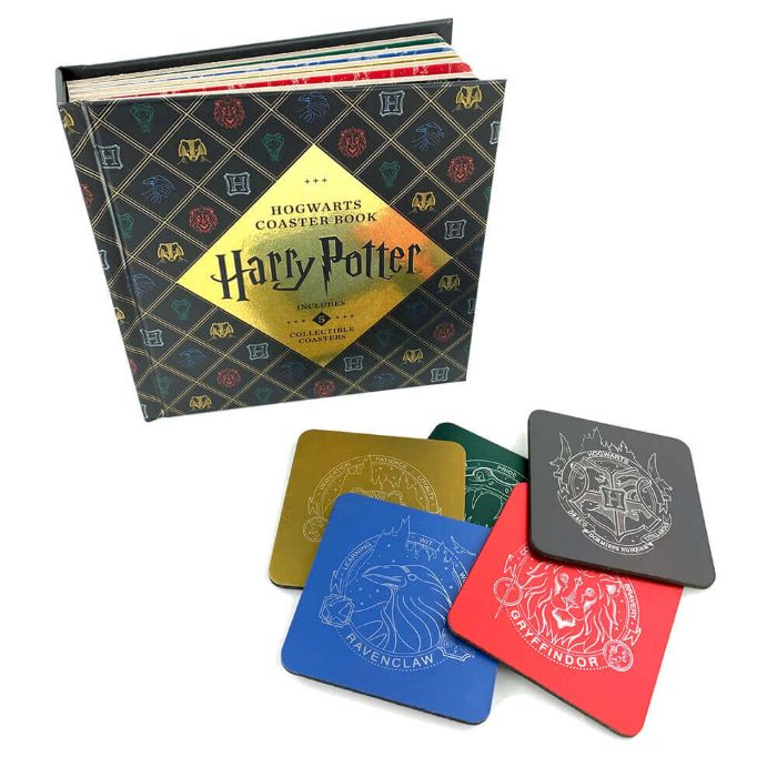 Harry Potter Hogwarts Coaster Book: Includes 5 Collectible Coasters!