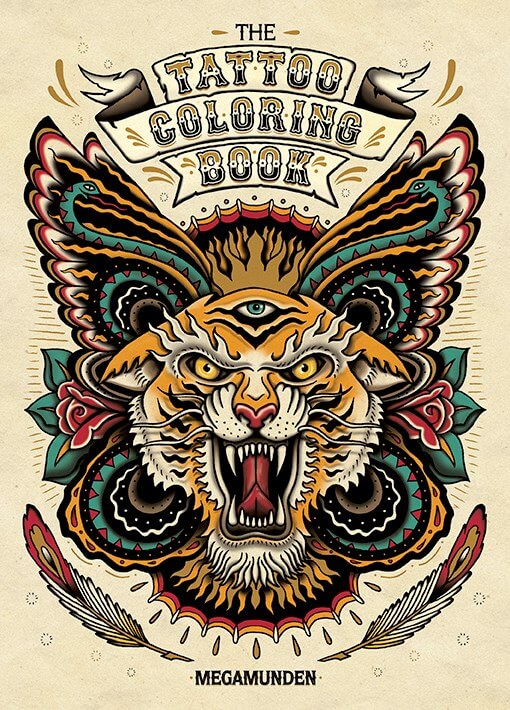 Tattoo Coloring Book