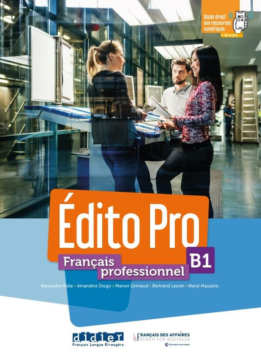 Édito Pro niveau B1 Livre