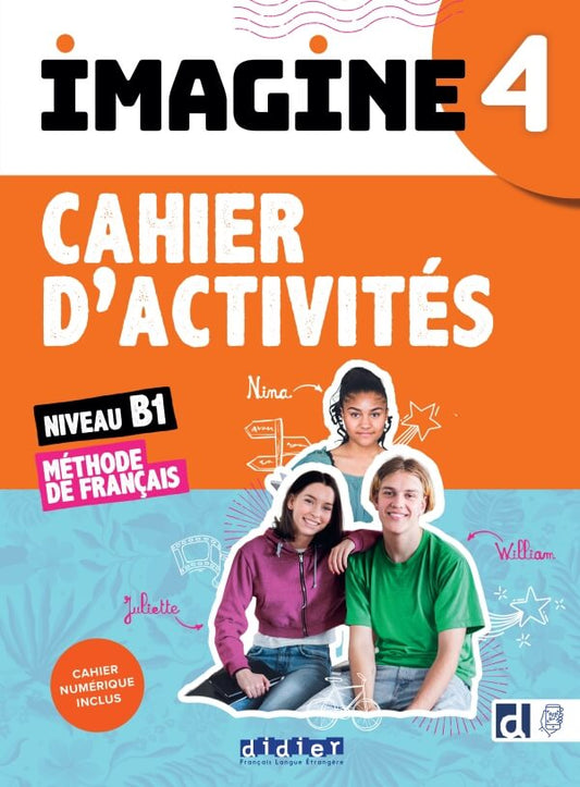 Imagine 4 Niv. B1 – Cahier + numérique inclus