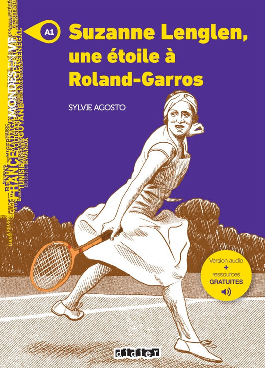 Mondes en VF Suzanne Lenglen, une étoile à Roland Garros Niv. A1 Livre