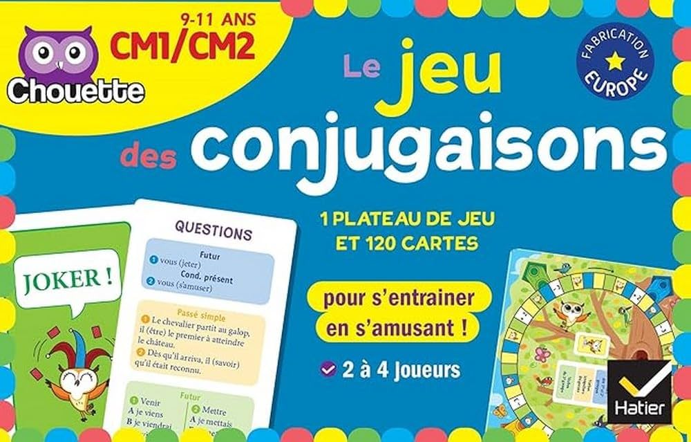 Le jeu des conjugaisons CM1-CM2 (Hatier)