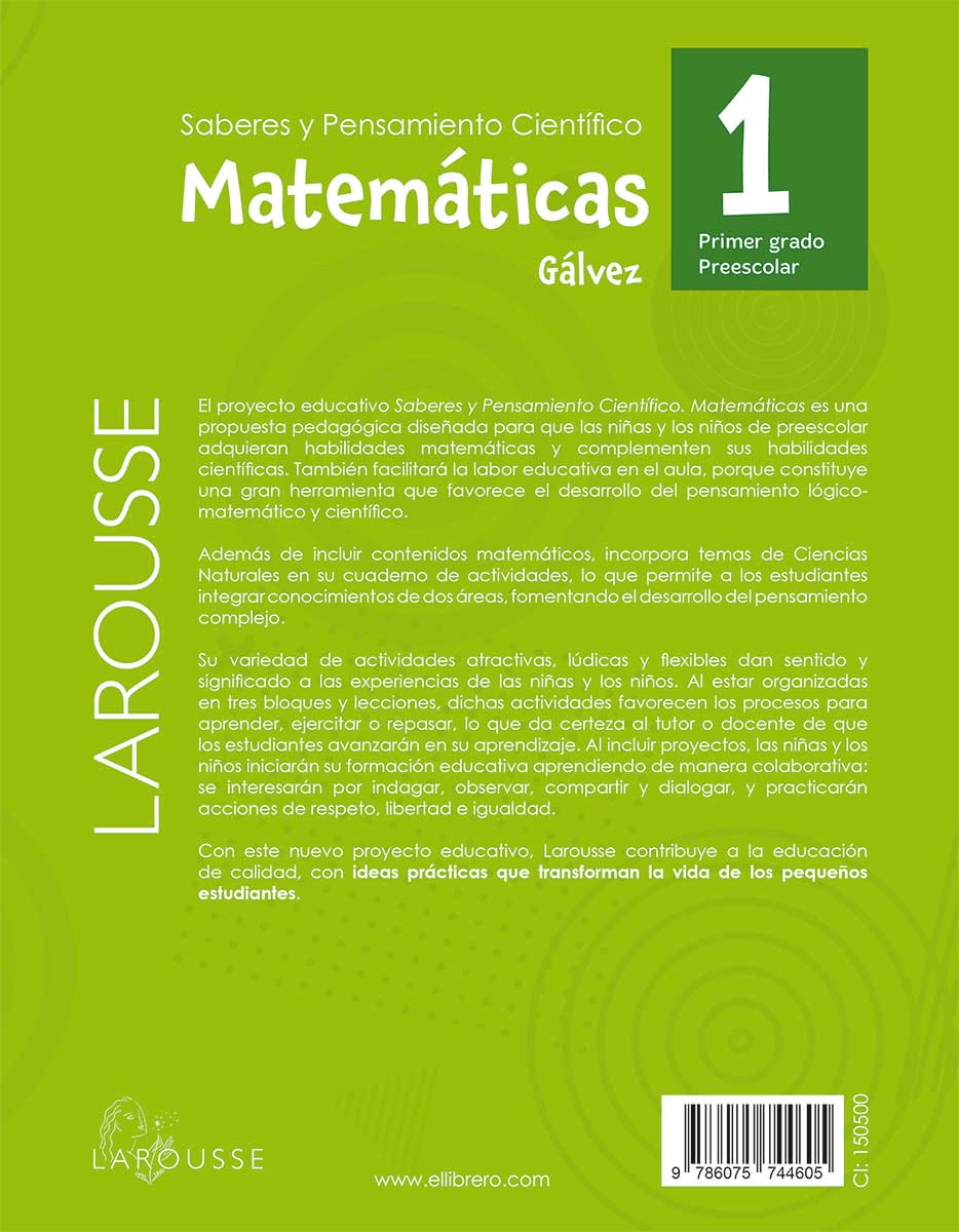 Saberes y Pensamiento Científico. Matemáticas 1