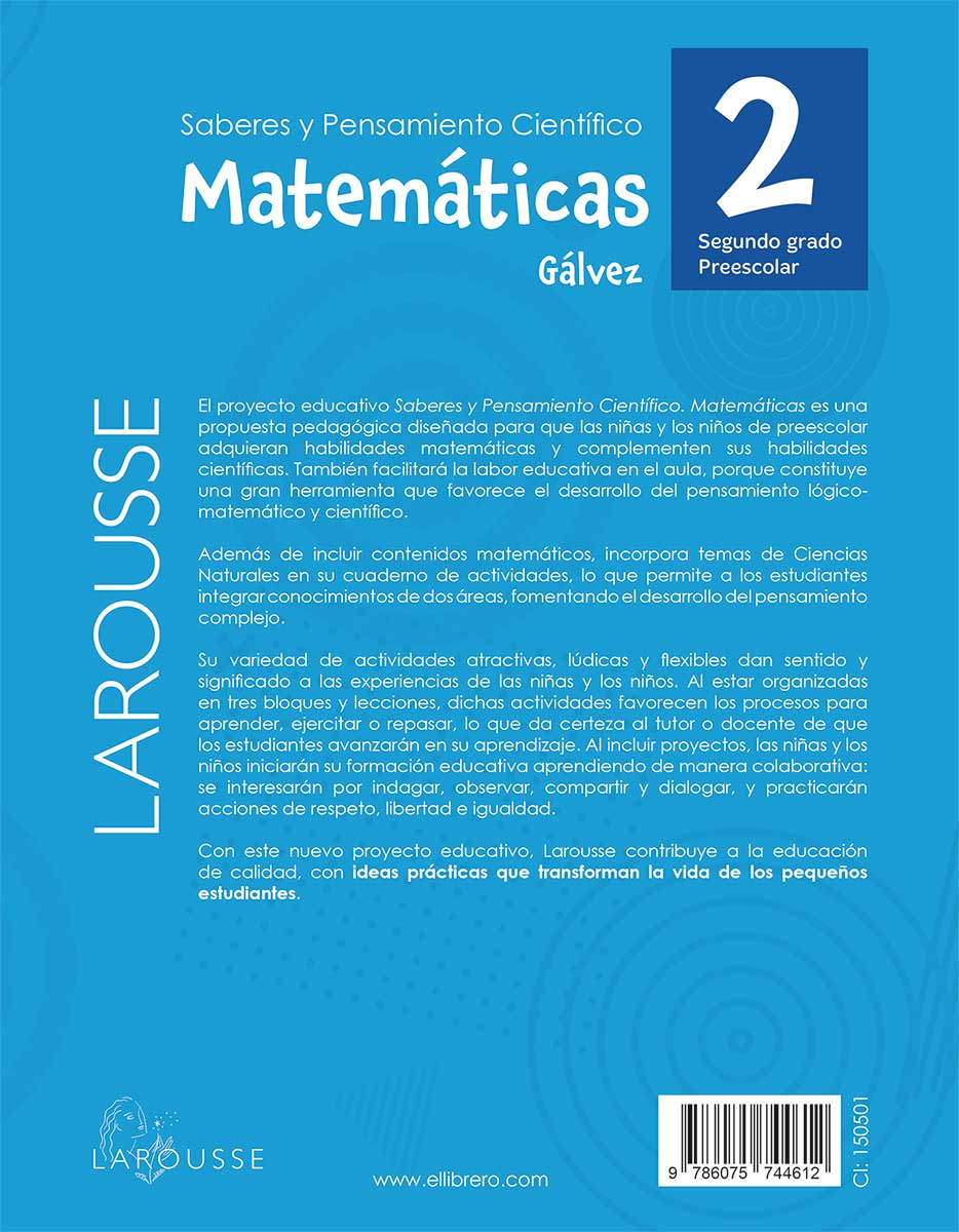 Saberes y Pensamiento Científico. Matemáticas 2