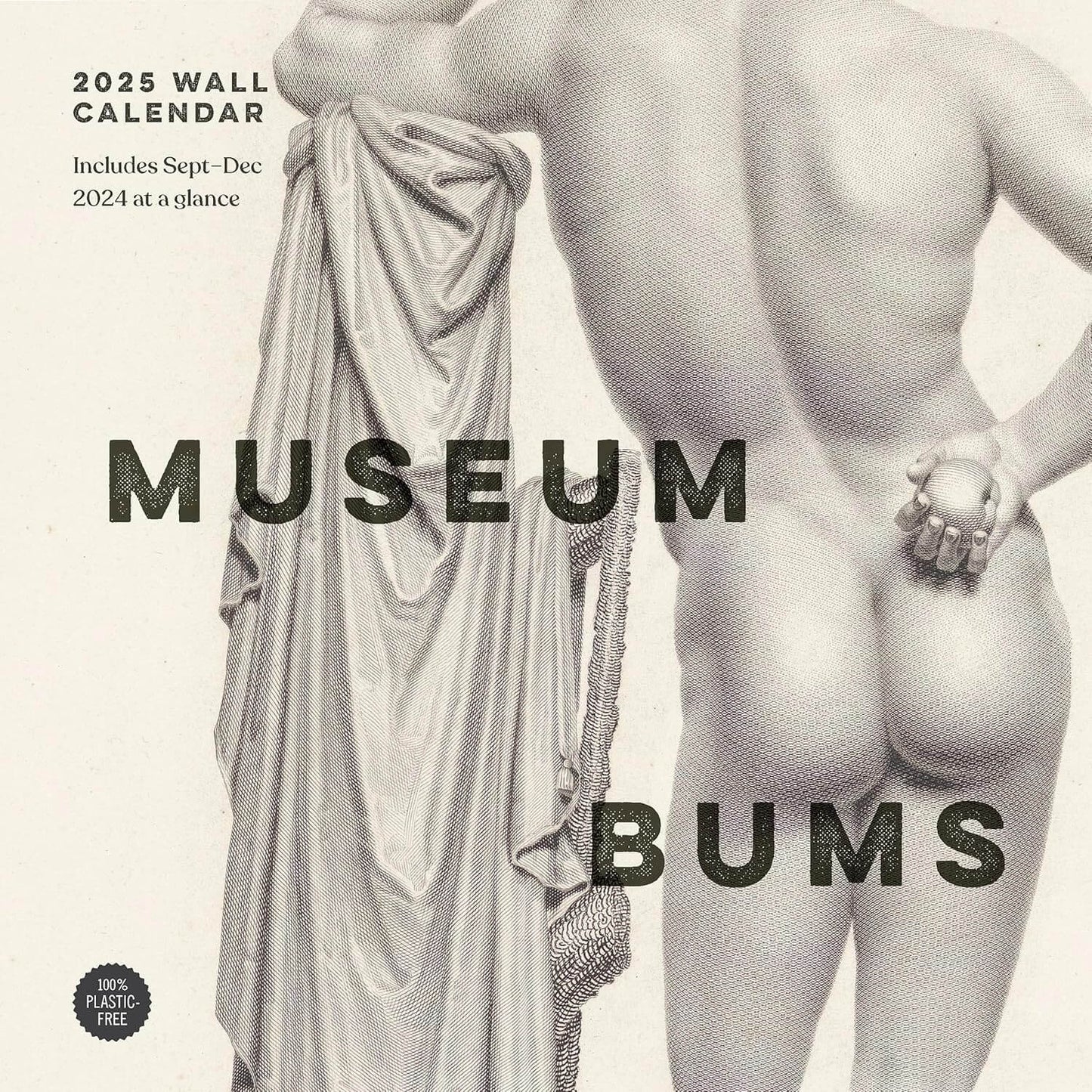 Calendario 2025 Museum Bums Wall Calendar