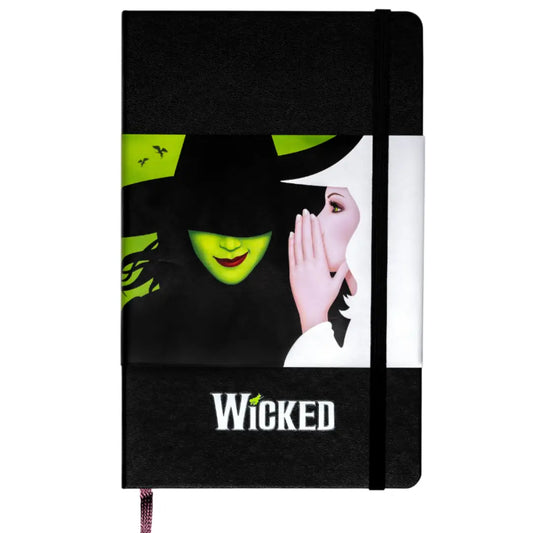 Libreta Grande Wicked Negra Hoja Rayada Pasta Dura