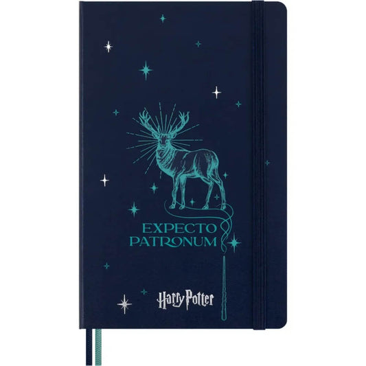 Libreta Expecto Patronum Grande Hoja Rayada Pasta Dura