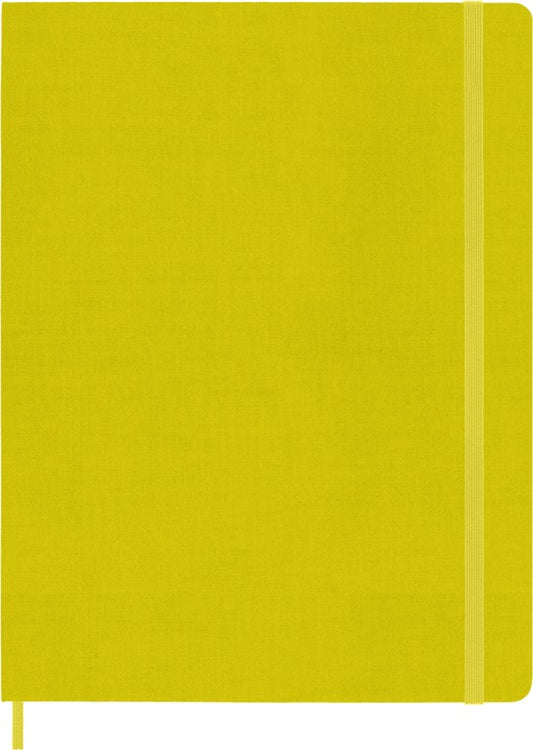 Libreta silk grande amarillo heno hoja rayada diaria