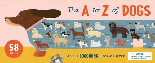 The A to Z of Dogs 58 Piezas Puzzle