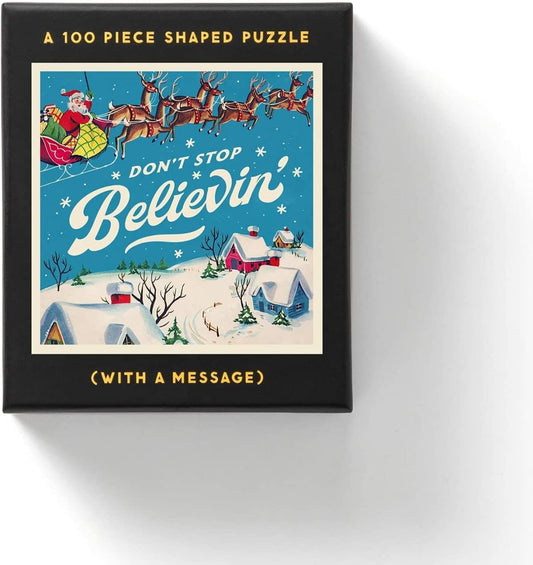 Rompecabezas Don't Stop Believin' 100 Piece Mini Shaped Puzzle