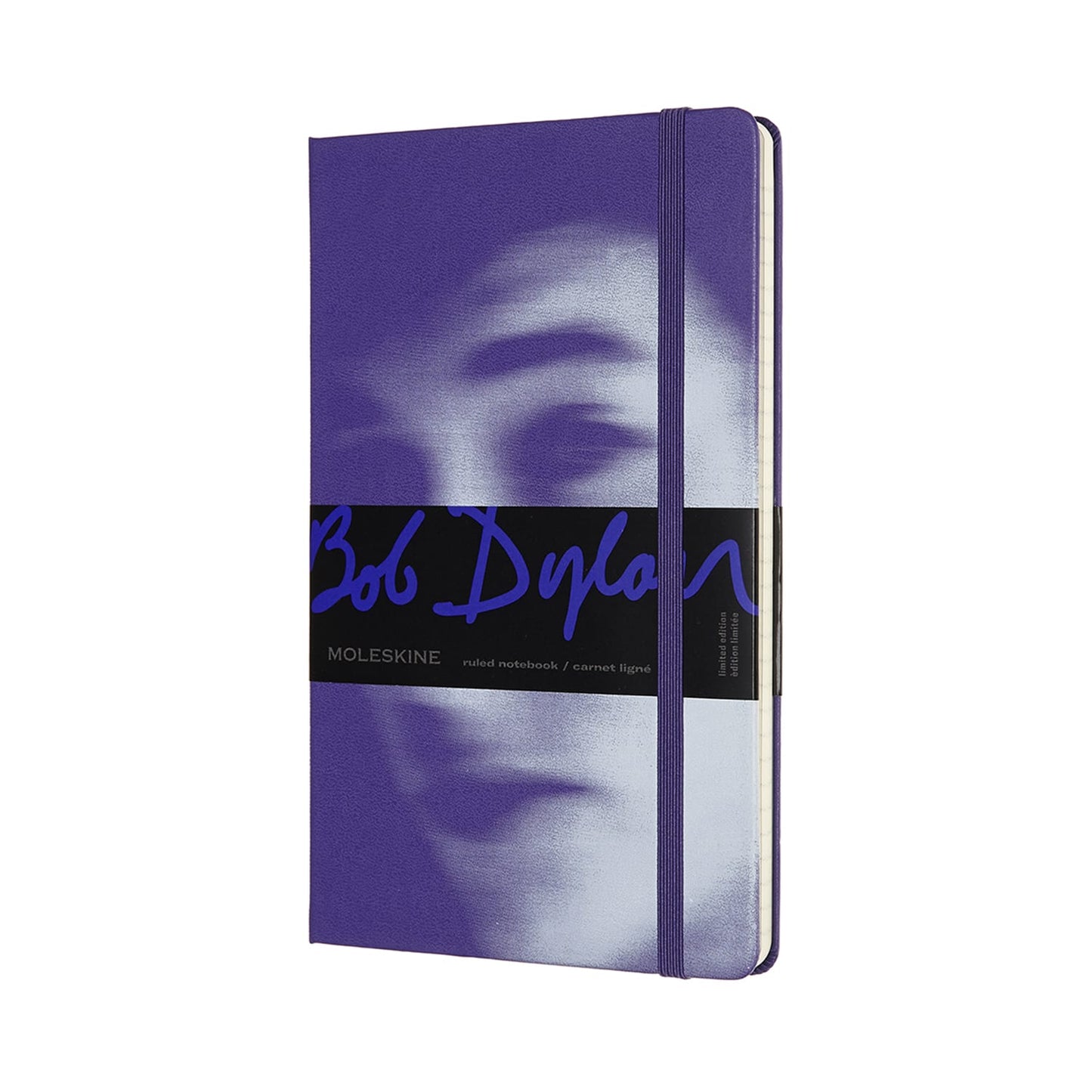 Libreta Bob Dylan grande violeta hoja rayada pasta dura