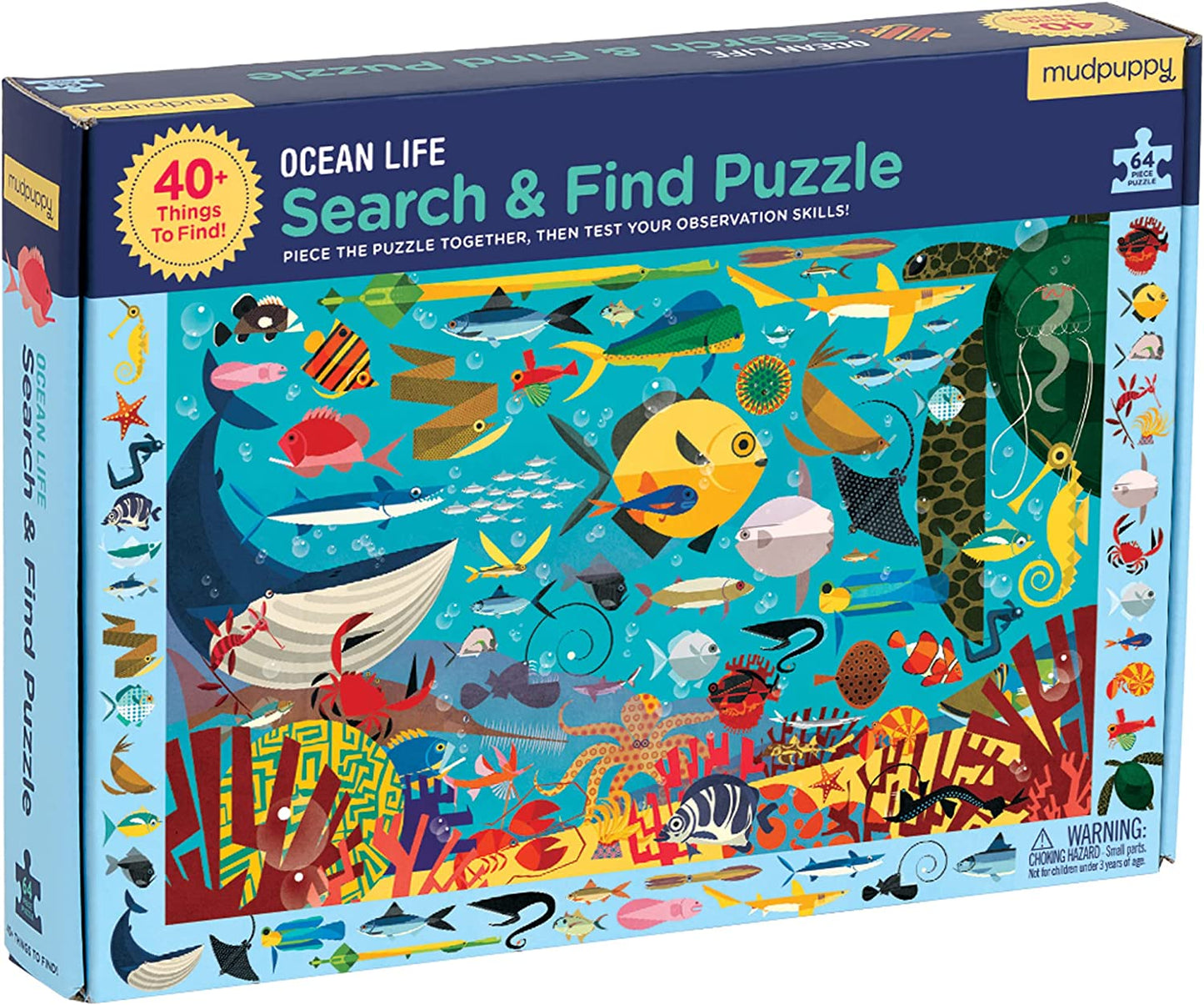 Rompecabezas Ocean Life Search & Find Puzzle