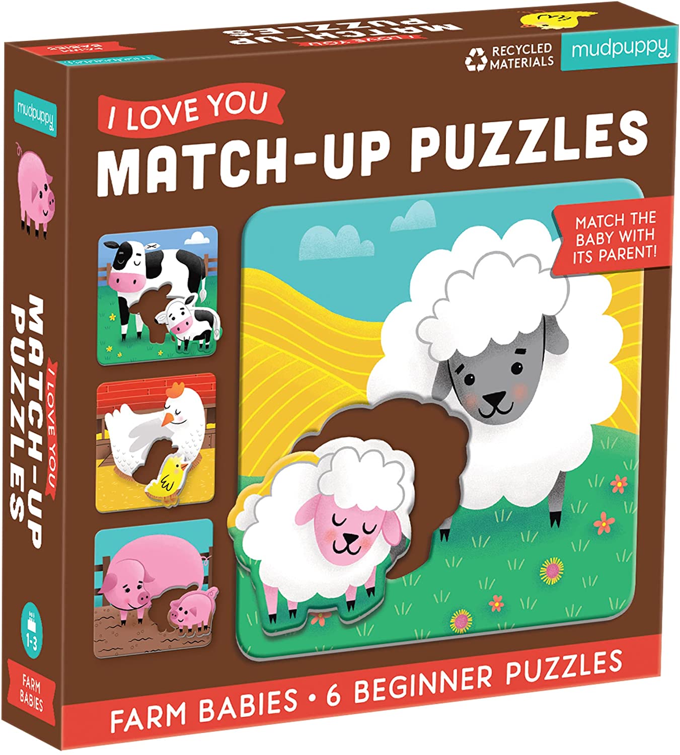 Farm Babies Match-Up Puzzles