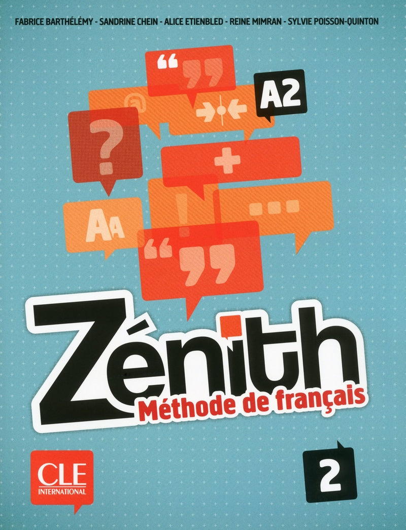 Zénith 2 Nivel A2 Libro del alumno