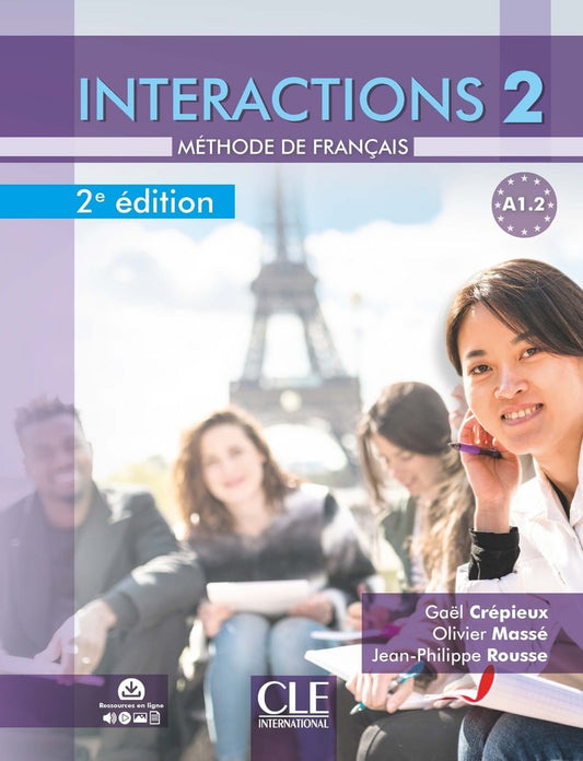 Interactions 2 NA1.1 2ed ( media et annexes télécharg ) - M Adult