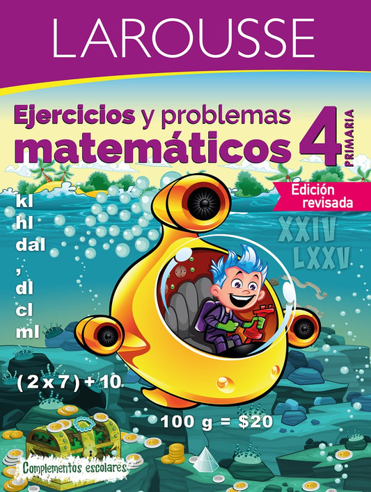 Ejercicios y problemas matemáticos 4 Primaria