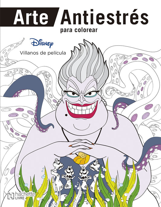 Arte antiestrés Disney villanos