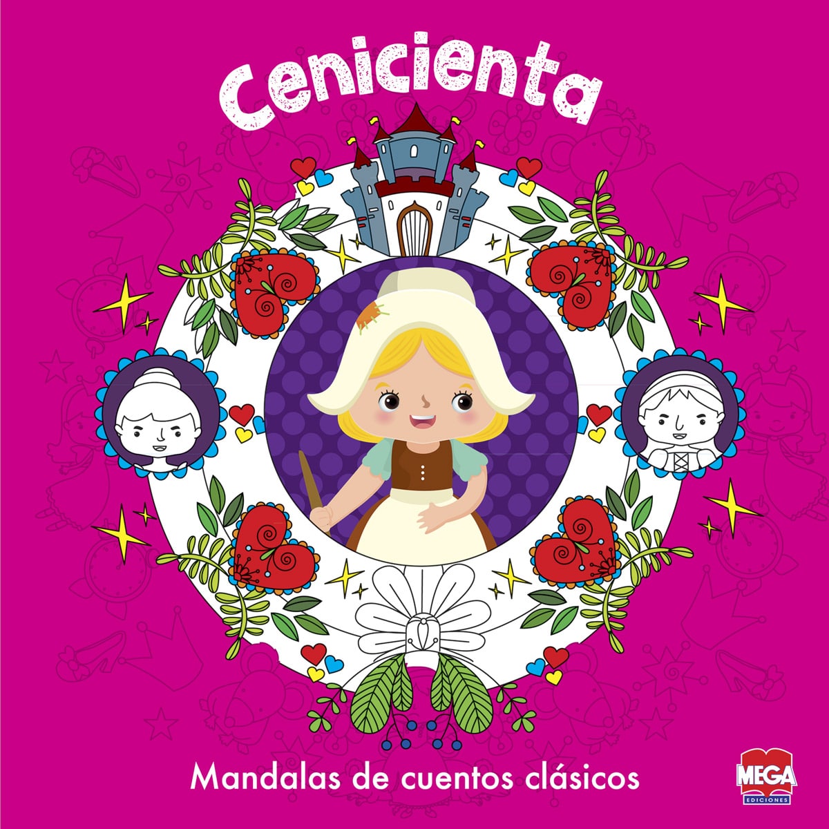 Cenicienta mandalas de cuentos clásicos