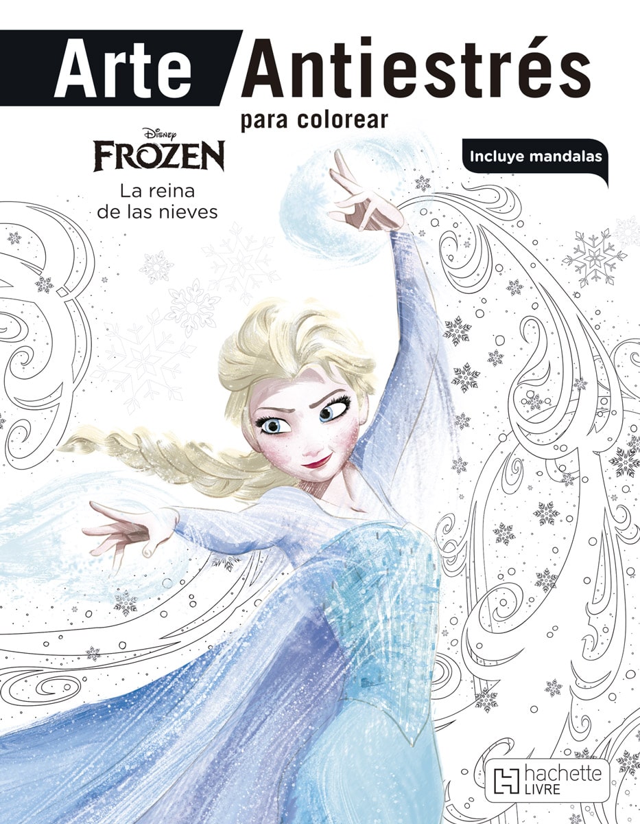 Arte Antiestrés Frozen La reina de las nieves