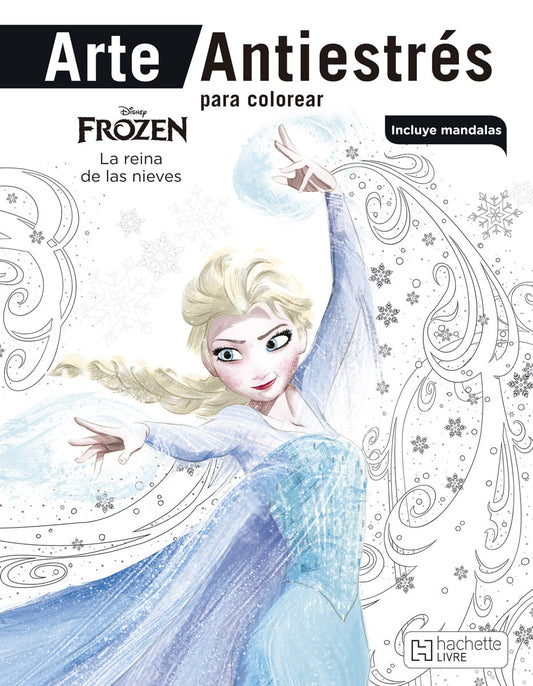 Arte Antiestrés Frozen La reina de las nieves