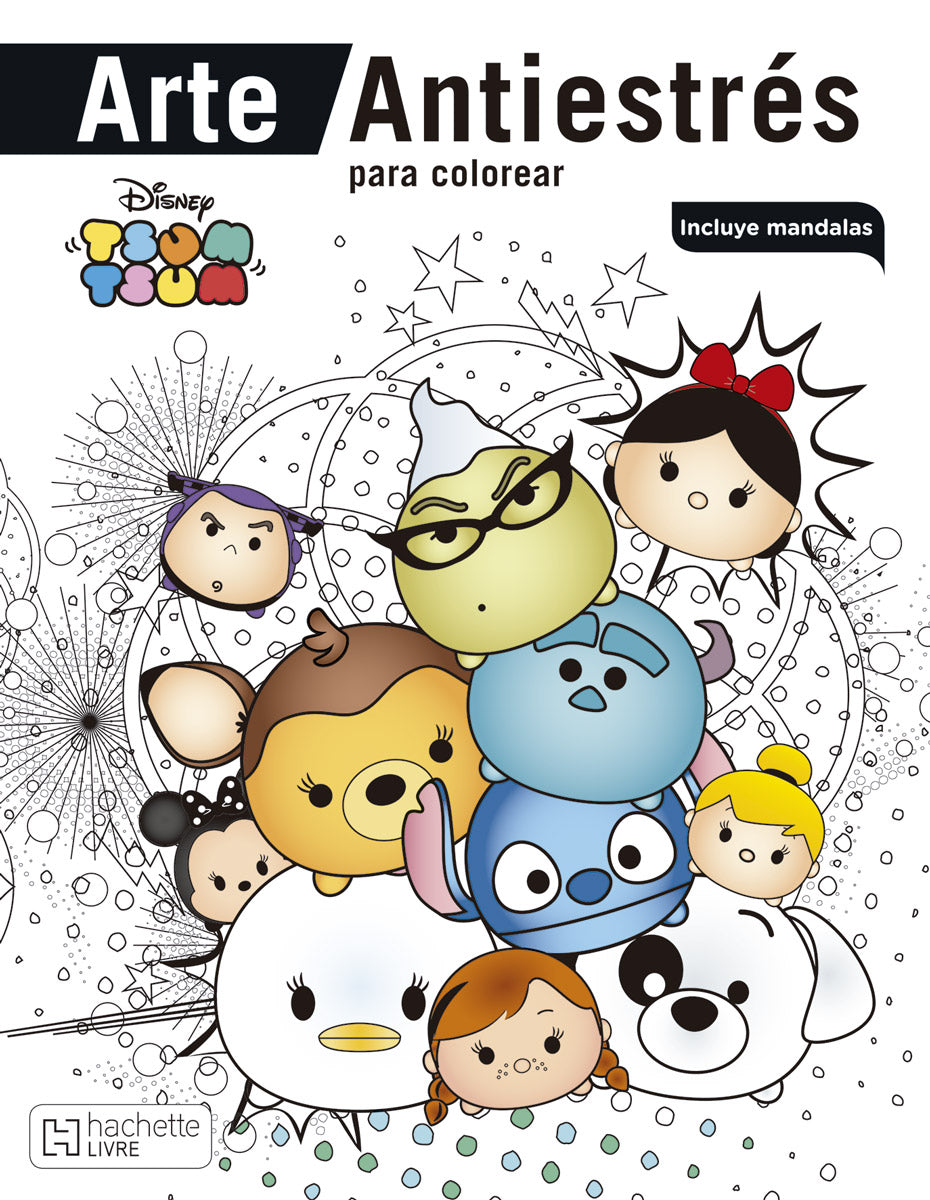 Arte Antiestrés para colorear, Tsum Tsum