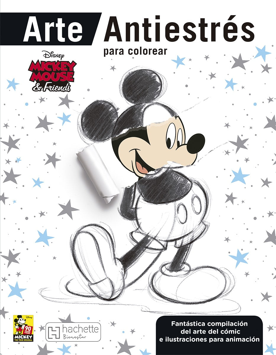 Mickey Mouse antiestrés para colorear