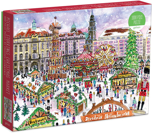 Michael Storrings Christmas Market in Dresden Rompecabezas 1000 piezas