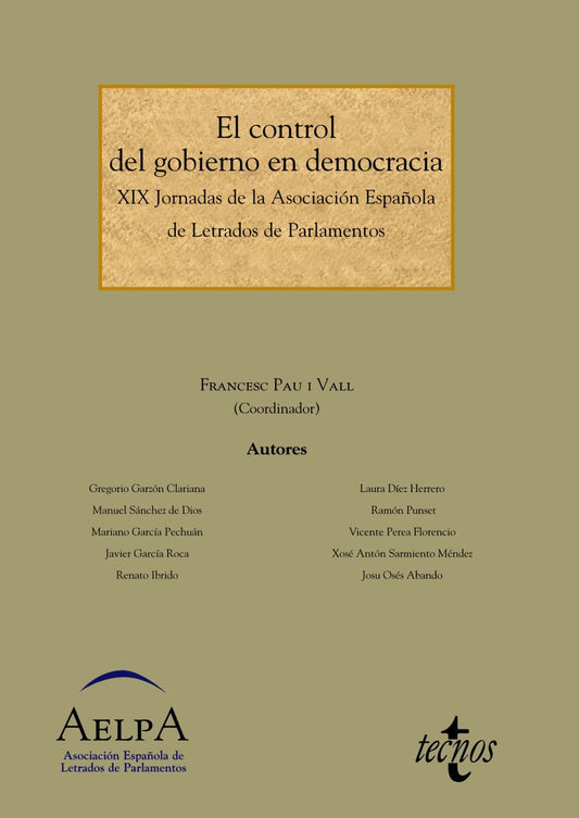 El control del gobierno en democracia