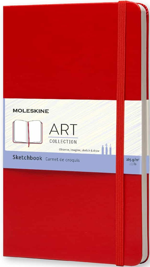 Moleskine art roja