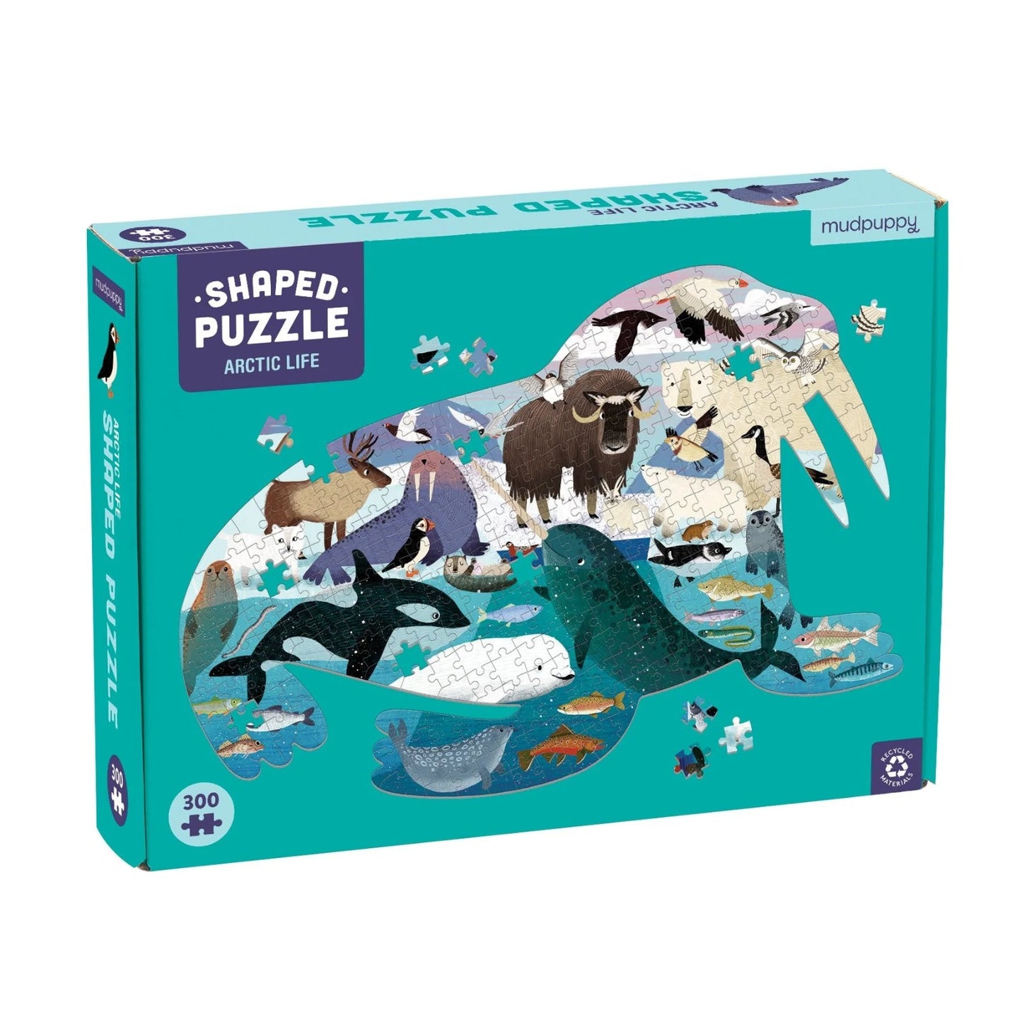 Rompecabezas Arctic Life 300 Piece Shaped Scene Puzzle