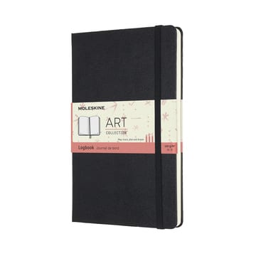 Libreta Art Logbook grande tapa dura color negra