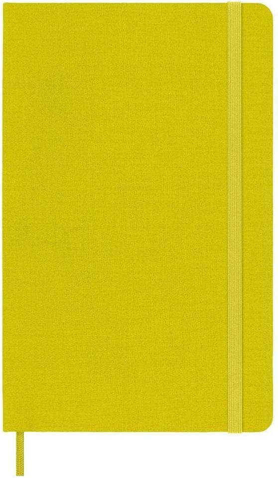 Moleskine Cuaderno clásico, tapa dura, grande rayado amarillo heno